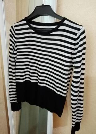 Смугаста, в полоску кофта, джемпер, лонг