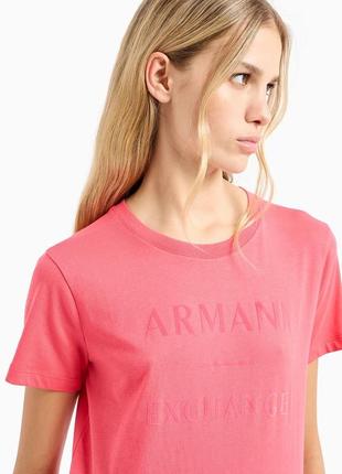 Жіноча футболка armani exchange4 фото