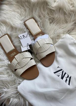 Шлепки, шлепанцы, шлепки, тапки зара zara