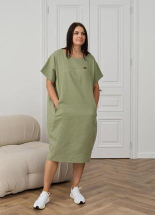 Ночая сорочка-туника с рукавчиком хлопковая размер 2xl, 3xl, 4xl, 5xl
