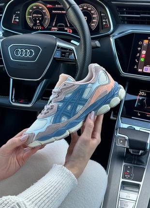 Кроссовки asics gel - nyc “mauve blue”