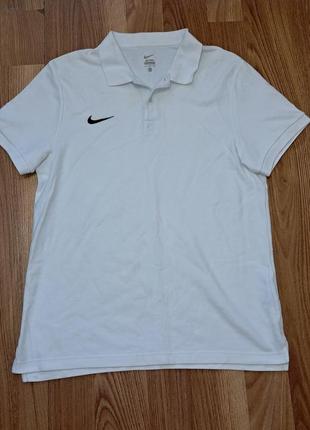 Мужская белая футболка поло nike оригинал