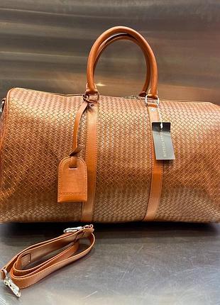 Bottega vneta крутая дорожная коричневая сумка премиум качества