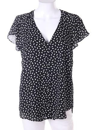 Блуза (кофточка) жіноча літня s, eur36 h&m чорна, вільного крою.