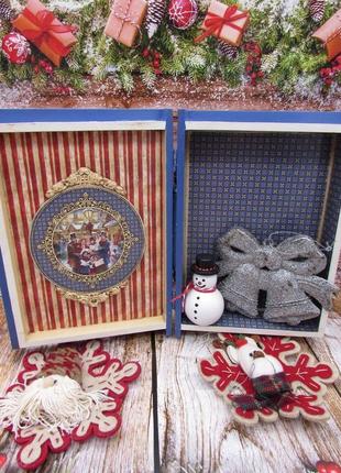 Шкатулка-книга рождественский сочельник