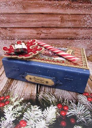 Шкатулка-книга рождественский сочельник
