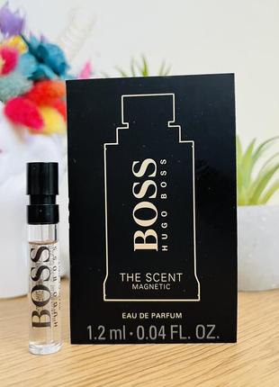 Оригінал пробник парфум парфумована вода hugo boss boss the scent for him magnetic
