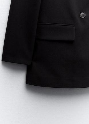 Жакет пиджак блейзер черный zara xs 34 s 36 m 385 фото