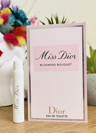 Оригинальный пробник парфюм туалетная вода christian dior miss dior blooming bouquet 2023