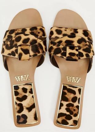 Шлепки zara