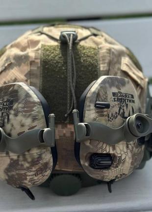 Військові тактичні навушники для шолома walkers razor з кріпленням чебурашка навушники для кріплення каску зсу