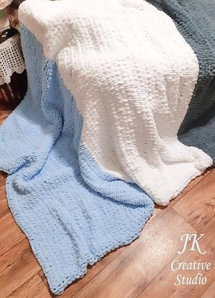 Плед "максі" з плюшевою пряжі