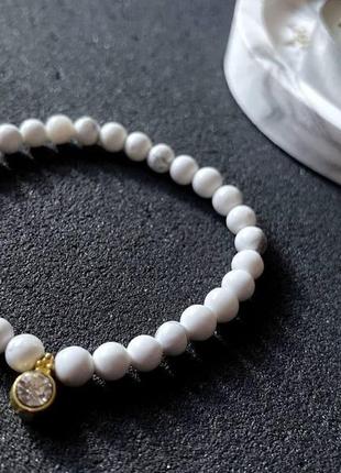 Браслет из натуральных камней кахалонг детский, на худую руку