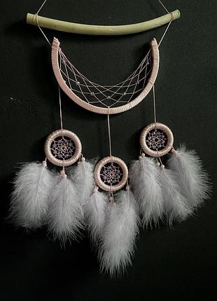 Рожевий ловець снів панно