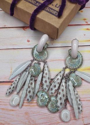 Сережки "черепашки"