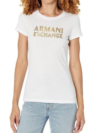 Женская футболка armani exchange