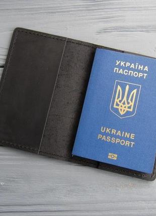 Набор кожаных обложек на украинский и загранпаспорт2 фото