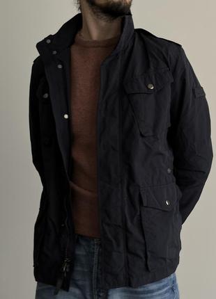 Woolrich navy field jacket m-65 куртка жакет парка вітрівка оригінал преміум цікава якісна неймовірна гарна стильна класика легка синя