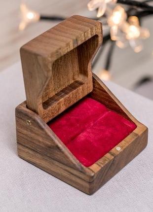 Коробочка для каблучок «вірність» скринька на весілля для обручок10 фото