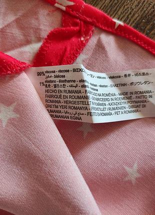 Вискозное мини платье zara 6
