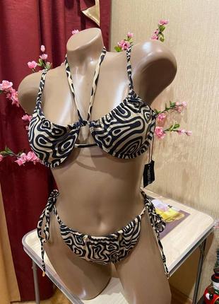 Купальник раздельный  prettylittlething uk14 eur 42с