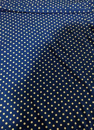 Синє плаття в горошок 14-183 фото
