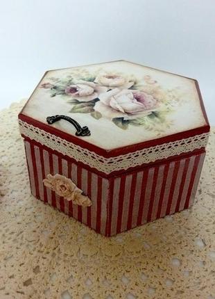 Скринька шестигранна кантрі