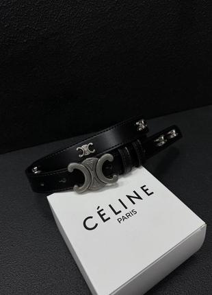 Шкіряний ремінь celine