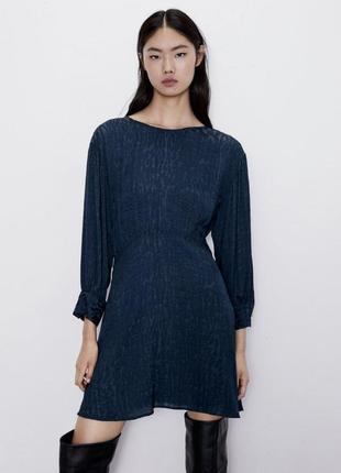Сукня бірюзова zara, розмір m, маломірить на s