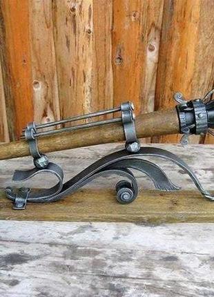 Кованый настенный светильник ручной работы в виде факела в ретро стиле