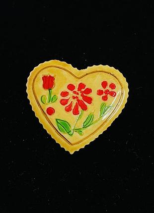 Брошь, винтаж, целлулоид