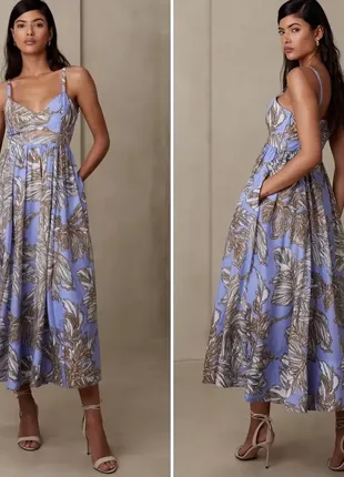 Шовкова сукня isa silk dress banana republic 16р