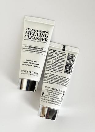 Гідрофільна олія для глибокого очищення та зволоження instytutum transforming melting cleanser, 30 ml