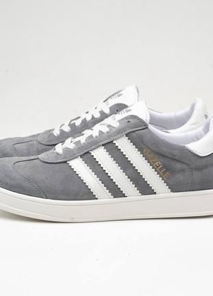 Чоловічі кеди adidas gazelle сірі | кеди від фірми адідас7 фото