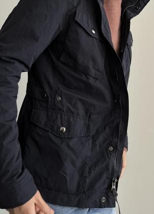 Woolrich navy field jacket m-65 куртка жакет парка ветровка оригинал премиум интересная качественная, невероятная, стильная классика легкая синяя5 фото