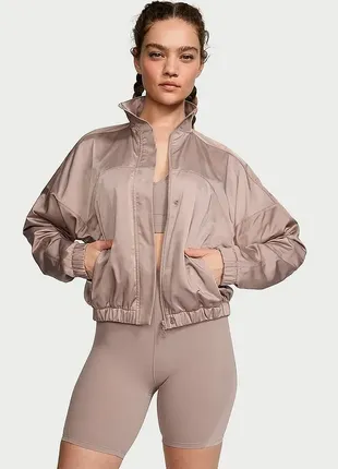 Стильный сатиновый бомбер victoria secret розмір ххл