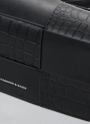 Класическая черная сумка для девушки fashion качественная сумка-клатч женская компактная мини-сумочка2 фото
