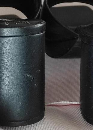 Черные женские сабо мюли primark на каблуке 41 размер5 фото