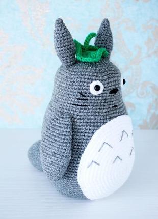 М'яка іграшка тоторо з мультфільму "мій сусід тоторо", великий сірий дух лісу тоторо, аніме тоторо