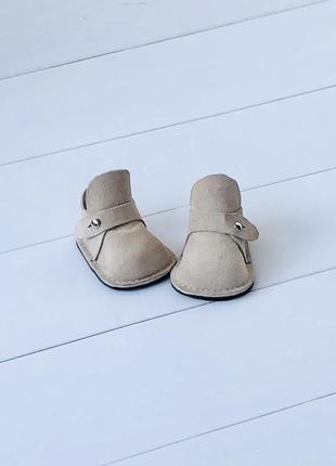 Ботинки для кукол міа из натуральной замши2 фото