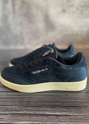 Розпродаж чоловічі весняні шкіряні кеди reebok