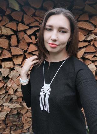 Макраме ожерелье 3