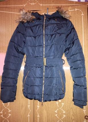 Тепла куртка стьобана 42-44р