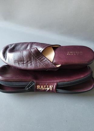 Bally кожаные тапочки7 фото