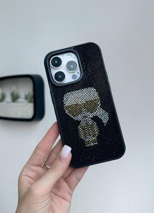 Чехол с камушками iphone 13, 14, 14 pro, 14 pro max, 15, 15 pro, 15 pro max
