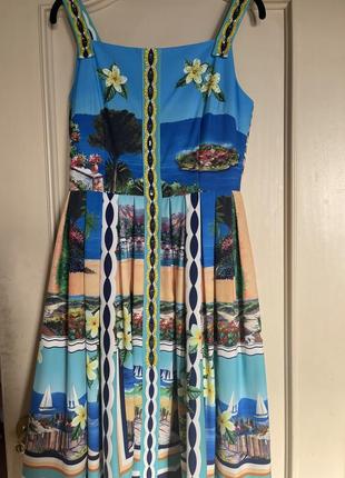 Платье сарафан для отпуска с дольче габбана6 фото