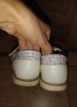Білі сандалі для дівчинки р.313 фото