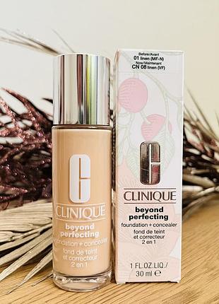 Оригинальный тональный крем консилер clinique beyond perfecting foundation and concealer