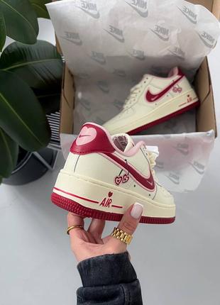 Женские кроссовки в стиле nike air force cherry.4 фото