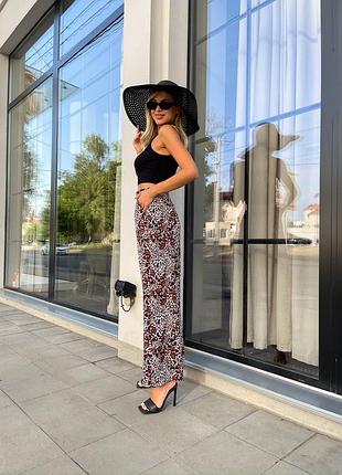 Леопардовые брюки